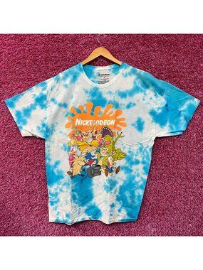 Nickelodeon Best Of Blue/white tie dye Tshirt size 1X